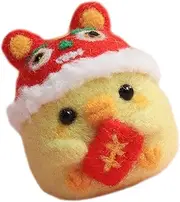 STOBOK 1 Set Felt Animal Craft Kit of Wool Felt Materials for Creative Projects for Family Fun and Imagination Development Bright Colors for Charming Decorations