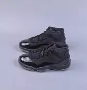 New Nike Air Jordan 11 Retro Cap and Gown 378037-005 Triple Black Sneakers Men s