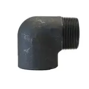 90 Degree Elbow M/F Black Steel Pipe Fittings - BSP Thread