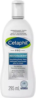 Cetaphil PRO RestoraDerm Nourishing Body Wash With Filaggrin & Shea Butter 295ml