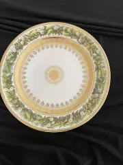 ancienne manufacture royale limoges Botanique Pecher a fluer 8.5" accent plate