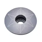 SUPACAZ STAR CAPZ ALLOY STEM TOP CAP 1-1/8" GUNMETAL