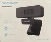 TECKNET 1080p Webcam with Microphone & Privacy Cover Streaming Camera 30fps