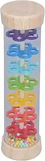 [Generic] Rainmaker Rain Stick, Colorful Rattle Wooden Rain Stick Montessori Toys for Babies 6-12 Months, 6.9 X 1.9inch Baby Rattle Shaker Sensory Developmental Toy Baby Musical Toys