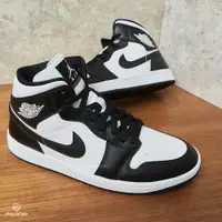 在飛比找蝦皮商城優惠-Nike Jordan 1 Mid Panda 男女 黑白 