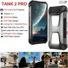 Unlock 4G LTE TANK 2 PRO Rugged Phone Android 14 Waterproof Mobile DLP Projector