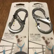 2 - Nite Ize SlideLock Pet S-Biner Animal Dog Strong 3.5" Secure Your Pet