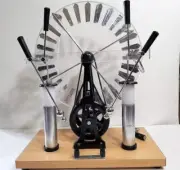 Heavy Duty Wimshurst Machine Lab Static Electricity Generator mounted