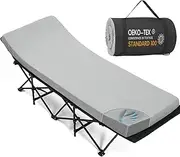 CYMULA Memory Foam Camping Mattress Pad, CertiPUR-US Sleeping Mat Portable Roll Up Mattress for Adults, Camping Bed Pads for Sleeping, Guest Bed for Sleepover Car Bed with Travel Bag