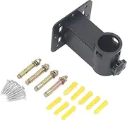 Universal Adjustable Antenna Mount Pole, Aluminum Alloy Antenna Mounting Kit with Expansion Pipes Screws for V2