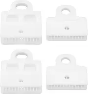 VGOL 2 Sets Window Glass Channel Clip for Car Front Door Plastic Auto Visor Accessories for Vehicle 51337020660 Compatible with Toyota/Corolla/Highlander (White)