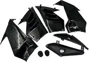 Cowls Board Fit For Honda CBR650R Cbr650r 2018-2023 Motorcycle Front Light Cowl Side Winglet Wind Fin Spoiler Trim Cover Motorcycle Mudguard(Bright Black)