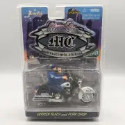 New 2005 Jada Homierollerz MC Motorcycle Club Officer Placa & Pork Chop 1:24