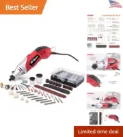 Power Rotary Tool Kit Set 160W with 121 Piece Dremel Compatible Bit Accessori...