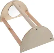 Abaodam Chick Roosting Stand Standing Perch for Chickens Easy Assembly Natural Wood Surface Reduces Stress and Boredom for Young Birds and Chickens
