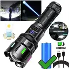 Rechargeable LED Flashlight Zoom Super Bright Torch Lamp Work Lights Waterproof