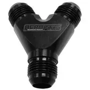 Aeroflow Y-Block -16AN Inlet/Outlets, AF930-16-16BLK