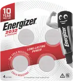 Energizer Lithium Coin CR2032 4PK