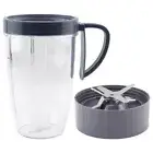 24 oz Tall Cup and Extractor Blade for NutriBullet NB-101B NB-101S NB-201