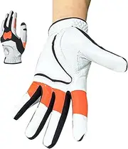 Huvqianu Golf Training Glove, Left Hand Non Slip Swing Aid, Grip Trainer with Silicone Coating, Womens Golf Glove S m, M l Sizes, Spandex Nylon for Improved, Breathable Fit