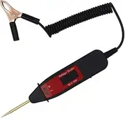 Parliky LCD Digital Circuit Tester Automotive Test Light with Probes Reliable Car Voltage Measurement Tool for Electrical System Testing