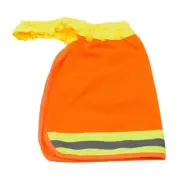 Neck Shield / Shade - High Visibility ORANGE Color with Reflective Tape