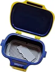 kokiya Waist Hanging Fishing Lure Case Fishing Worm Box Multipurpose Removable Partition Storage Container Tackle Box for Hooks,