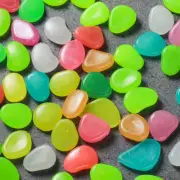 400 Pcs Luminous Pebbles Fish Tank Decorations Aquarium Rock Stone