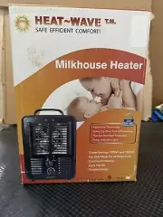 Comfort Zone 1,500-Watt Milk House Style Fan Electric Portable Heater. # EB58803