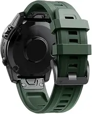 [ISOUDE] QuickFit 26mm 22mm Watch Band For Garmin Fenix 7X 7 6X 6 5X/EPIX/Instinct 2/Descent Mk2i Quick Release Silicone Strap Wristband