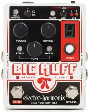 NEW Electro-Harmonix Big Muff Pi Fuzz Distortion Hardware Plug-in Pedal