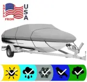 GRAY BOAT COVER FOR SEA RAY SEA RAYDER F-16 XR 1999