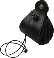 Dice Pouch - Artificial Leather Drawstring Dice Bag,Jewelry Container Board Playing Prop Organization, Multi Functional Card Companion for Girls, Teens, Students