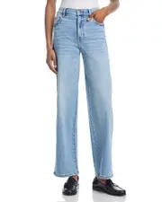 Aqua High Rise Dad Jeans in Medium Wash - Exclusive