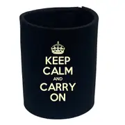 Keep Calm And Carry On - Funny Novelty Stubby Holder