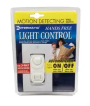 INTERMATIC Motion-Sensing Wall Light Control Switch/Occupancy Sensor, White