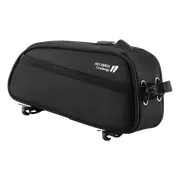 NNEOBA 1.3L Waterproof Bicycle Frame Tube Bag with Headphone Jack Black