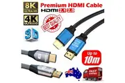 Premium HDMI Cable V2.0 V2.1 Gold Plated High Speed 3D 4K 8K Ultra HD