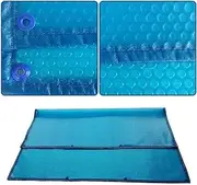 CFLNYC Outdoor Durable Hot Tub Cover, Solar Pool Spa Blanket, Rectangular Swimming Pool Cover for Above Ground Blow Up Pool (Color : Blue, Size : 3m x 7m(10ftx23ft))
