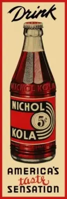Nichol Kola - America's Taste Sensation! NEW Sign: 12x36" USA Steel XL Size