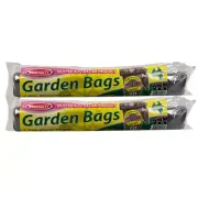 20 and 40pcs 90L Bin Garbage Bags 10 Liners Rubbish Bags Black Garbage Bag