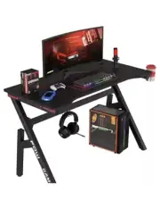 HLDIRECT 47/55Inch Gaming Desk Gamer Gaming Table Computer Desk PC Workstation