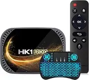 Android 10.0 TV Box with Keypad 4GB RAM 128GB ROM Amlogic S905X4 64-Bit ARM Cortex-A53 with 2.4G WiFi 10/1000M Ethernet, Support H.265/3D/8K Ultra HD/BT 4.1/HDMI 2.0 Smart TV Box,2gb+16gb