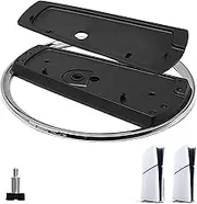 NGUIT Vertical Stand for PS5 Slim/PS5 Console Vertical Console Stand Holder for PS5 Disc/Digital Console with Anti-Slip Pads Vertical Console Holder for PS5 Pro Space Saving Vertical Base Stand Mount,