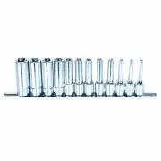 SP Tools SP20551 - Deep E-Torx Socket Rail Set 12 Piece 3/8" Drive