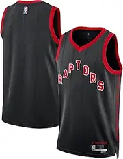 Outerstuff Toronto Raptors Black Kids Youth 8-20 Statement Edition Swingman Team Jersey