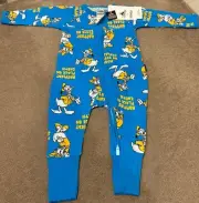 Bonds BNWT Disney Blue Donald Duck Zippy Size 00 (3-6 Months)