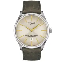 在飛比找momo購物網優惠-【TISSOT 天梭】杜魯爾系列動力80小時機械錶-42mm