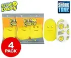 2 x 2pk (4 total) Scrub Daddy Dish Daddy Soap Dispensing Dish Wand Refills