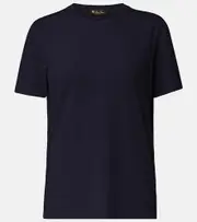 [Loro Piana] Loro Piana Angera cotton jersey T-shirt AU 14 blue